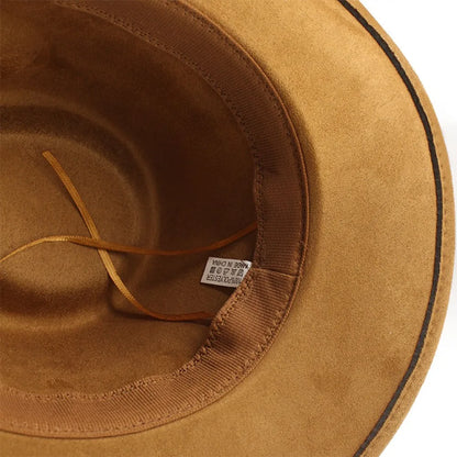 Western Cowboy Hat Jazz Knight Hats For Men Ethnic Style Felt Hats With Bull Shaped Decor Grassland Country Hat Sombrero