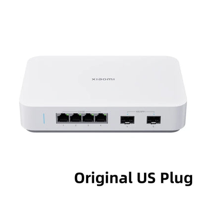 Xiaomi Mi 10 Gigabit Ethernet Switch 10000Mbps Network Switches VLAN Ethernet Splitter Lan Router 4 2.5G Ports RJ45 Hub Switch