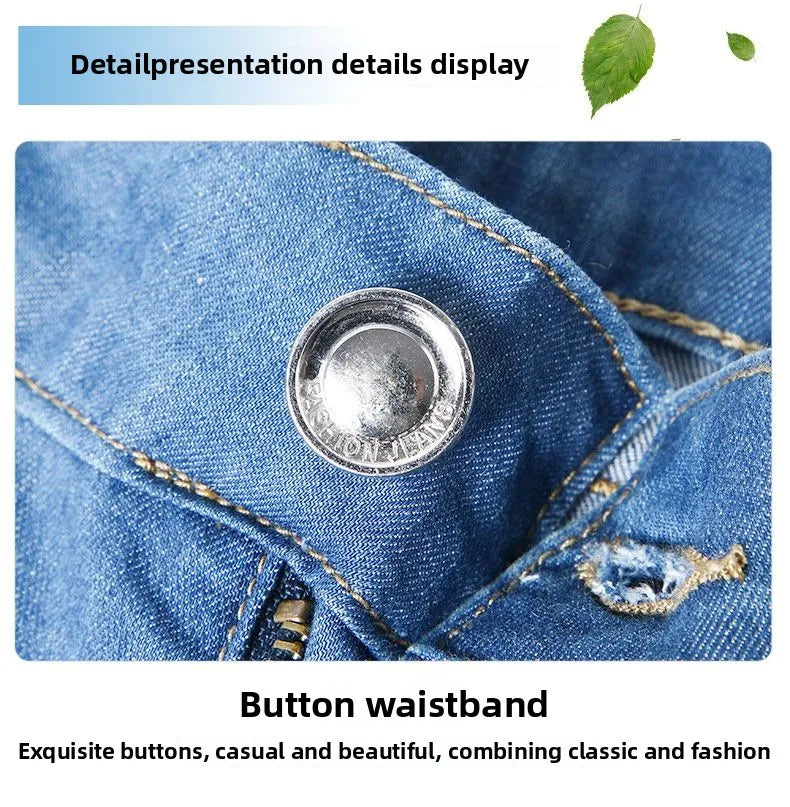 Summer Thin Men's Elastic Cotton Jeans Fashion Blue Comfortable Business Straight Casual Pants Brand Male Clothes Trousers jeans