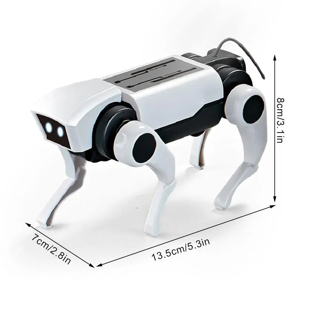 Robot RC télécommandé pour enfants, bricolage, modèle d'assemblage, ensemble électrique, jouet mécanique pour chien, jouets d'enseignement scientifique pour garçons, cadeau pour enfants