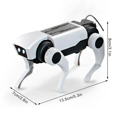 Robot RC télécommandé pour enfants, bricolage, modèle d'assemblage, ensemble électrique, jouet mécanique pour chien, jouets d'enseignement scientifique pour garçons, cadeau pour enfants