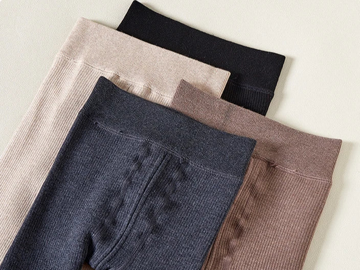 Leggings d'hiver pour enfants, pantalon avec sourire extra, pour filles