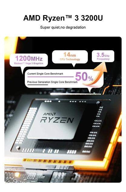 Ninkear YBOOK15 Laptop AMD Ryzen 3 3200U 15.6 Inch 360° Flip FHD IPS 1920*1080 Touchscreen 16G+512GB Backlit Keyboard Windows 11
