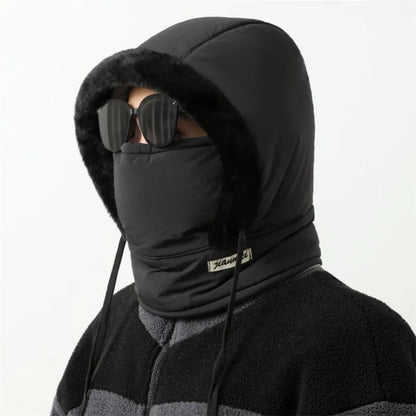 Chapeau chaud d'hiver pour hommes et femmes, Protection des oreilles de cyclisme d'automne et d'hiver avec velours épais pour la Protection contre le froid