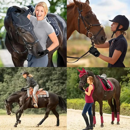 Gants d'équitation équestres pour femmes en maille respirante légers, pack de couleurs, prise confortable par tous les temps