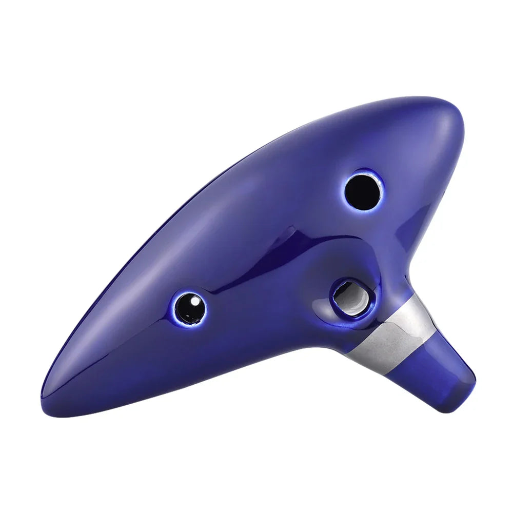 12 trous Ocarina céramique Alto C navire flûte vent légende de Zelda Instrument de musique