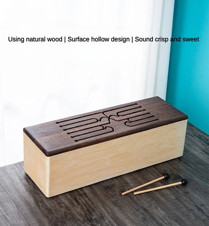 Solid Wood Hollow Drum 10 Timbre Professional Drums Children Beginners Meditation Healing Musical Percussion Instruments