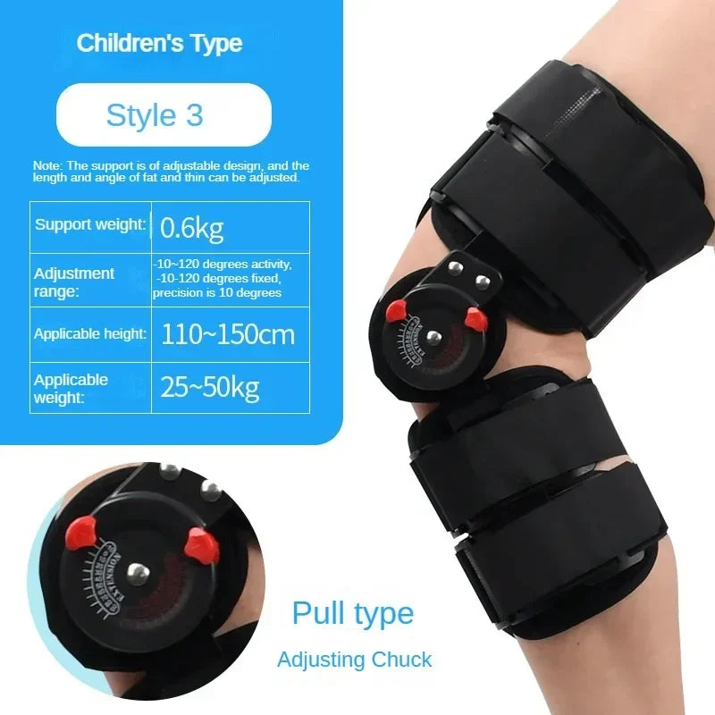 Orthèse de pied réglable pour le rinçage du genou, orthèse des membres inférieurs, protecteur de fracture, soutien des articulations des jambes, soins génitaux ligamentaires