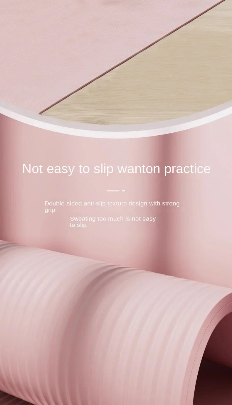 Yoga Mat for Women Fitness Home Special Widened Thickened Lady anti-slip Floor Mat Dance Exercises