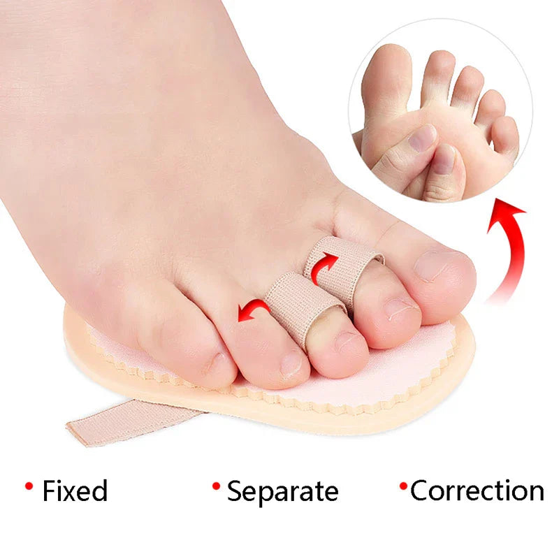 1PCS Unisex Hammer Toe Cushions Protector Separator Support Pads Straightener Bunion Guard Temporary Corrector 4Styles
