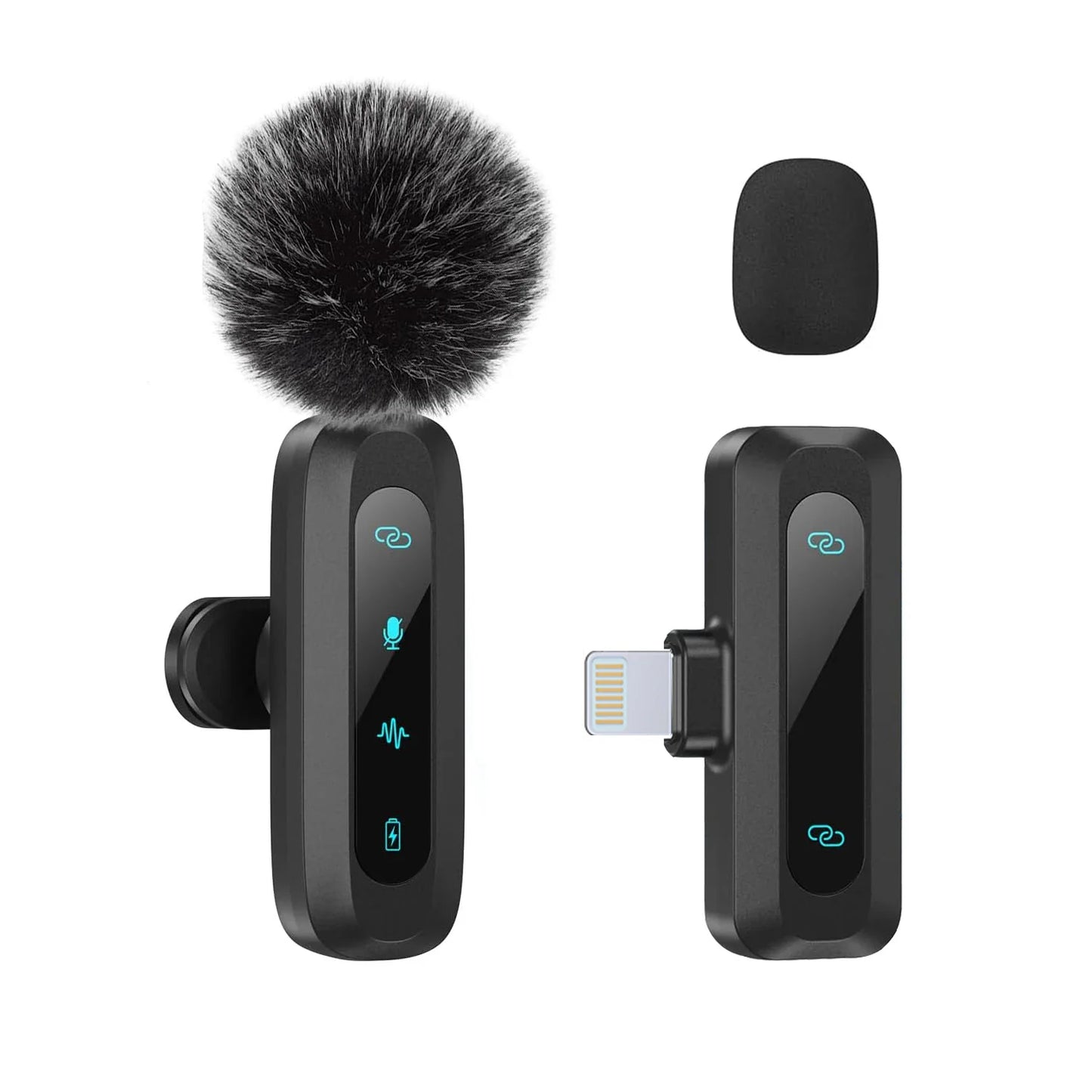Microphone lavalier professionnel sans fil pour téléphones mobiles, ordinateurs universels pour Vlog, interventions vidéo courts, conférences