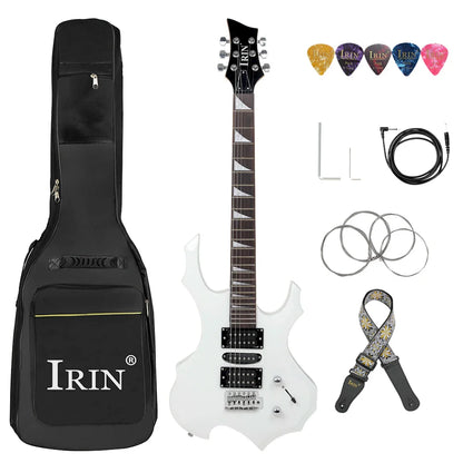IRIN 6 cordes guitare électrique 24 frettes corps d'érable guitare électrique Guitarra avec sangle de sac pièces et accessoires de guitare nécessaires
