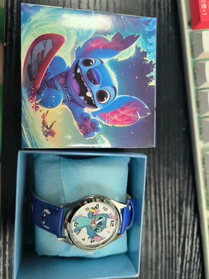 Boîte cadeau Stitch, Montre à aiguilles, Montre à quartz pour enfants, Boîte cadeau, Montre pour filles, Boîte Kawaii Stitch, Montre, Cadeau d'anniversaire, Cœur mignon pour fille