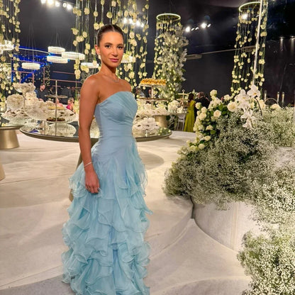 Prom Party Cocktail Evening Dresses Ball Gowns Wedding Guest Dress Women Robe Soiree Simple and Elegant Formal Dress Customized