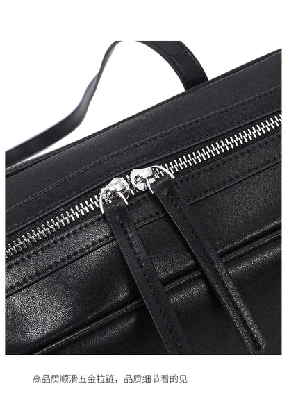 Sacs à bandoulière en cuir véritable de vache pour femmes, sacs à main de luxe de styliste de mode pour dames, sac à main rétro en cuir de vache Boston pour les déplacements