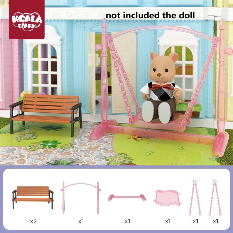 Mini-supermarché, jeux de shopping, accessoires de maison de poupée, jouets éducatifs pour enfants, jouets d'interaction familiale