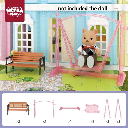 Mini-supermarché, jeux de shopping, accessoires de maison de poupée, jouets éducatifs pour enfants, jouets d'interaction familiale