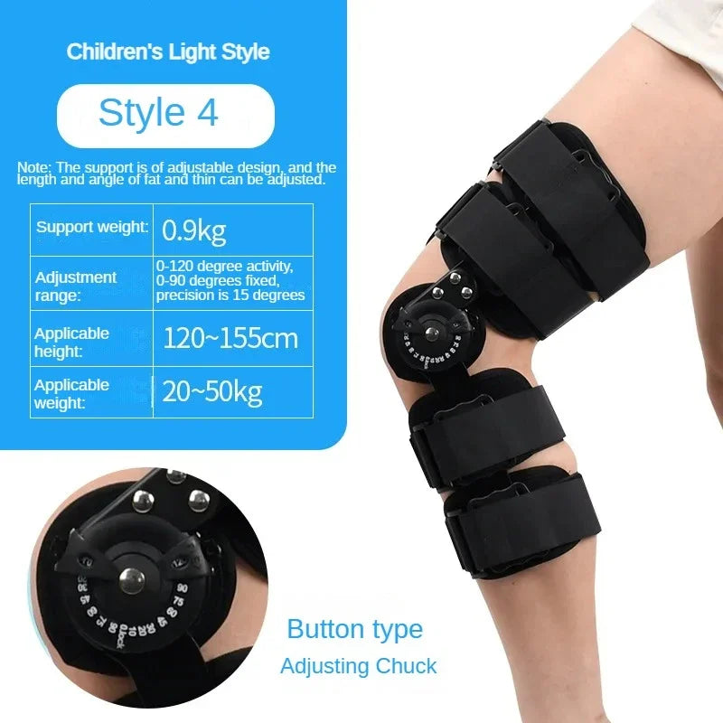 Orthèse de pied réglable pour le rinçage du genou, orthèse des membres inférieurs, protecteur de fracture, soutien des articulations des jambes, soins génitaux ligamentaires