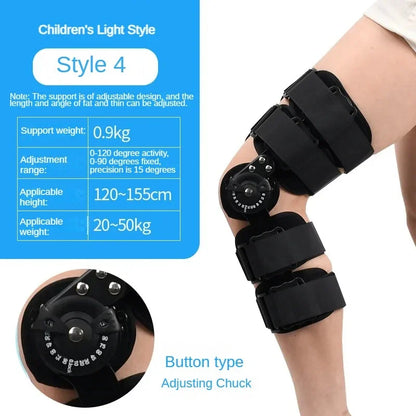 Orthèse de pied réglable pour le rinçage du genou, orthèse des membres inférieurs, protecteur de fracture, soutien des articulations des jambes, soins génitaux ligamentaires