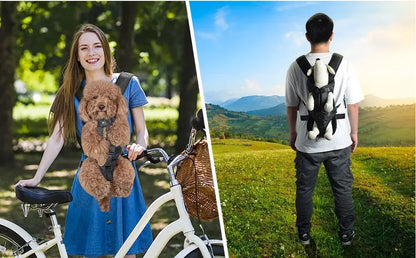 Pet carrier backpack for dogs, cats, front travel bag for carrying pets, small and medium dogs, bulldog, puppy, Mochila Para Perro