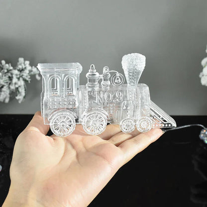 Arbre de noël Transparent flocon de neige suspendus ornements pendentif acrylique 2025 décoration de noël pour la maison cadeaux Navidad nouvel an 2026