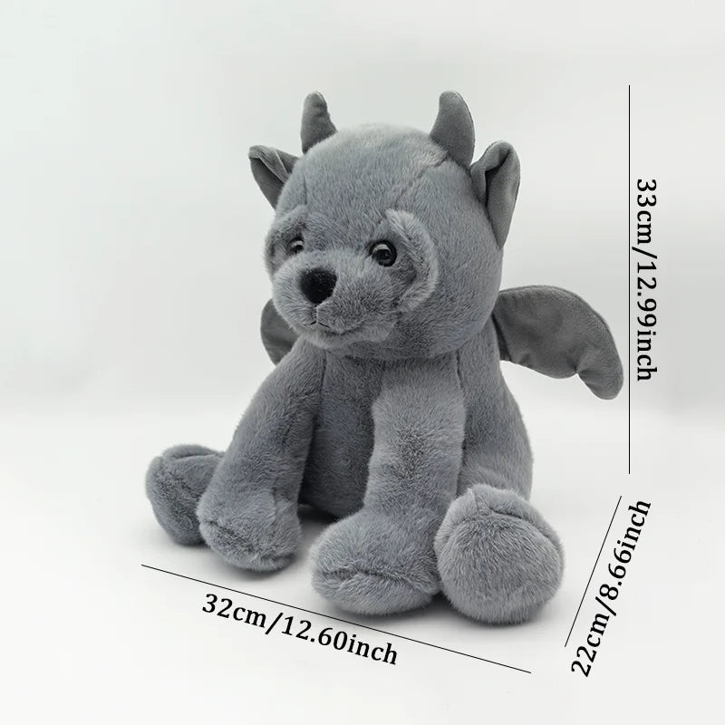 TreasuringU New Gargoyle Bear Plush Toys Gargoyle Plush Doll Character Peripheral Stuffed Doll Halloween Christmas Soft Pillow