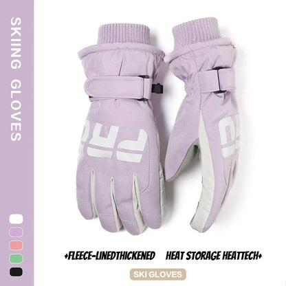 Gants de cyclisme d'hiver, antidérapants, au toucher, pour Ski, accessoires de Snowboard, poche étanche, chauds pour hommes et femmes