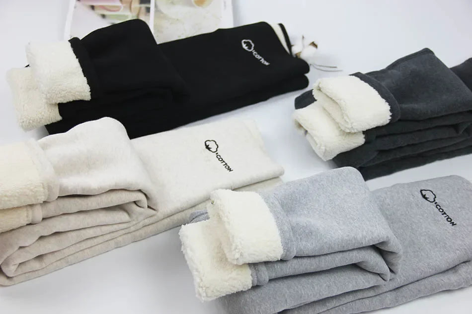Hiver femmes Leggings agneau cachemire pantalon chaud polaire femme Legging collants minces coton velours thermique Leggings pour les femmes