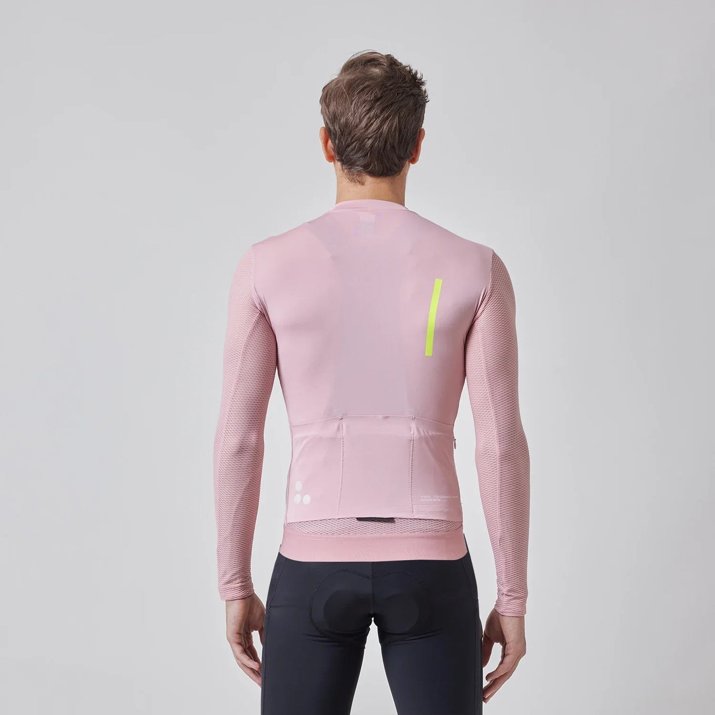 SPEXCEL nouveau maillot de cyclisme professionnel à manches longues été tissu léger conception à col bas avec manches en maille légère pour hommes