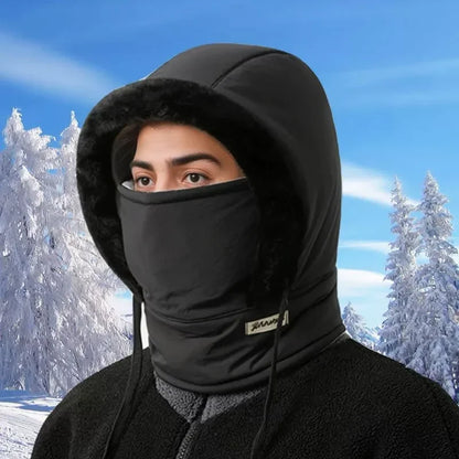 Chapeau chaud d'hiver pour hommes et femmes, Protection des oreilles de cyclisme d'automne et d'hiver avec velours épais pour la Protection contre le froid