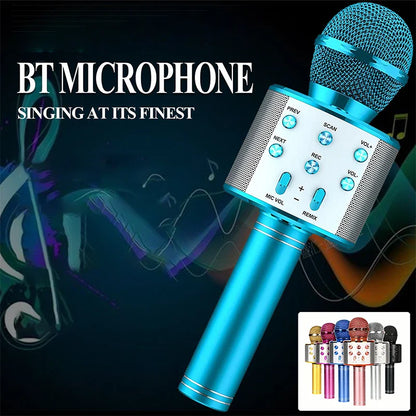 Karaoke Wireless Microphone Mic For Cell Mobile Phone Do Singing Bluetooth Condenser Mikrofon Blutooth Smartphone Micro DJ Audio