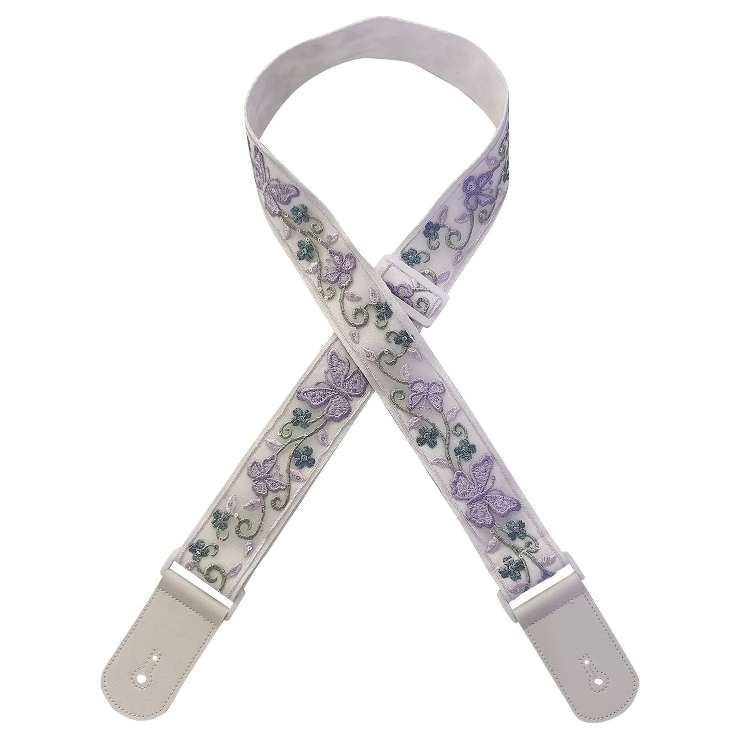 Sangle de guitare pour guitare électrique et acoustique, bandoulière réglable et résistante en dentelle, accessoires de guitare, sangle de guitariste