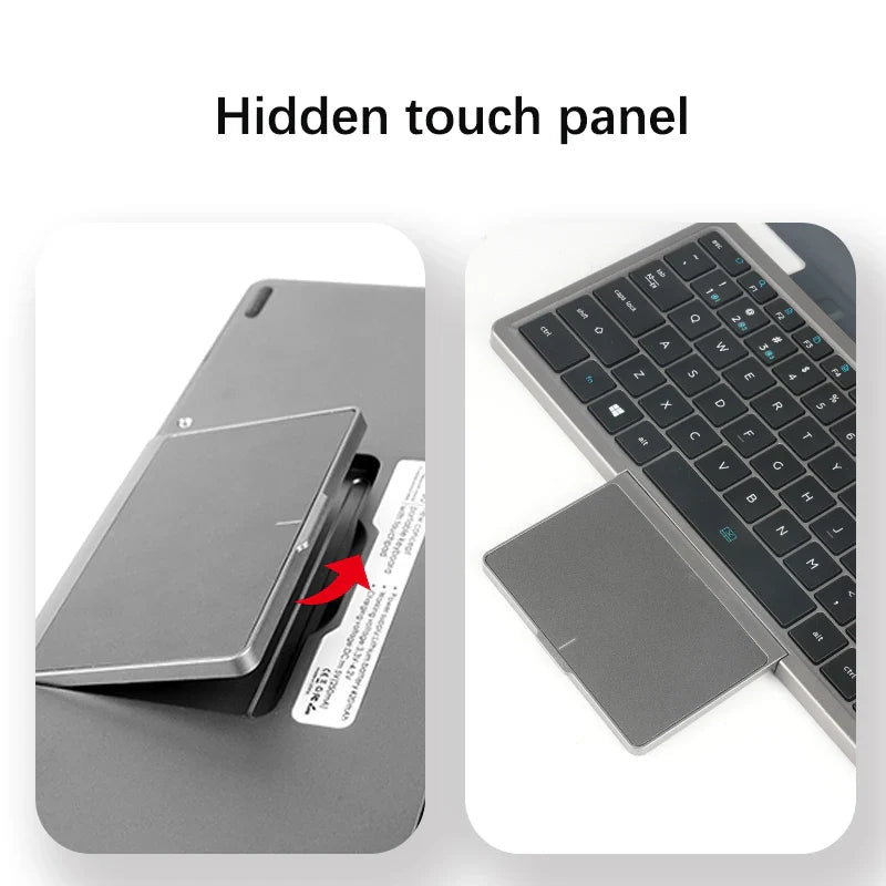 New Dual Screen Laptop Intel i3 1215U N100 Dual 10.95 Inch IPS Touch Screen Windows 11 Office Computer Tablet Notebook WiFi 6