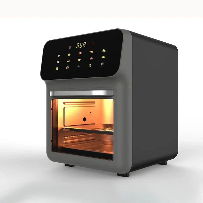 1350W 12L Air Fryer Oven - Multi-Functional Large Capacity, Oil-Free Health, Digital Touchscreen, Home Use, Easy Clean