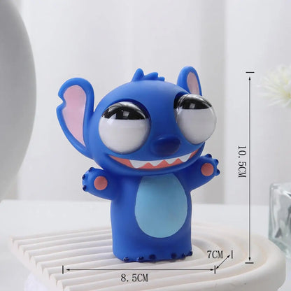 New Stitch Squishy Stress Relief Toy Pop Out Eye Funny Fidget Sensory Toy for Adults Kids Anxiety Relief Desk Decor Funny Gift