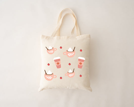 Sac réutilisable - Latte à la citrouille et aux épices