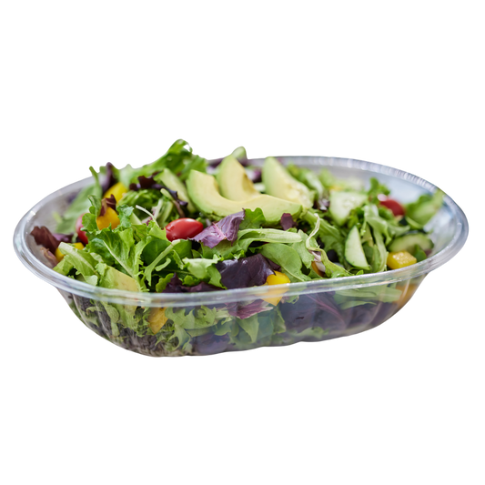 Saladiers en plastique transparent de 64 oz