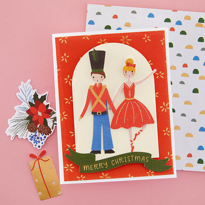 Découpes imprimées du ballet Casse-Noisette de la collection Nutcracker Sweet