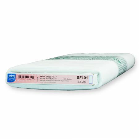 Pellon SF101 Shape-Flex Entoilage thermocollant traditionnel en coton tissé – Rouleau