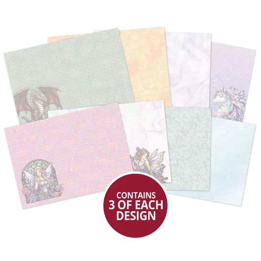 Stained Glass Mystical Worlds Luxury Card Inserts