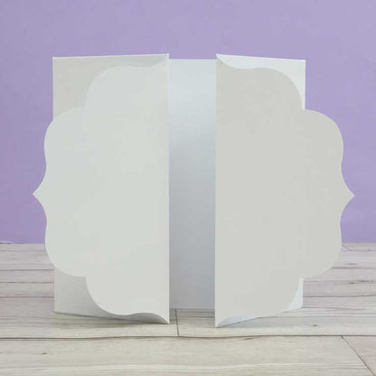 Luxury Shaped Card Blanks & Envelopes - Label Gatefold