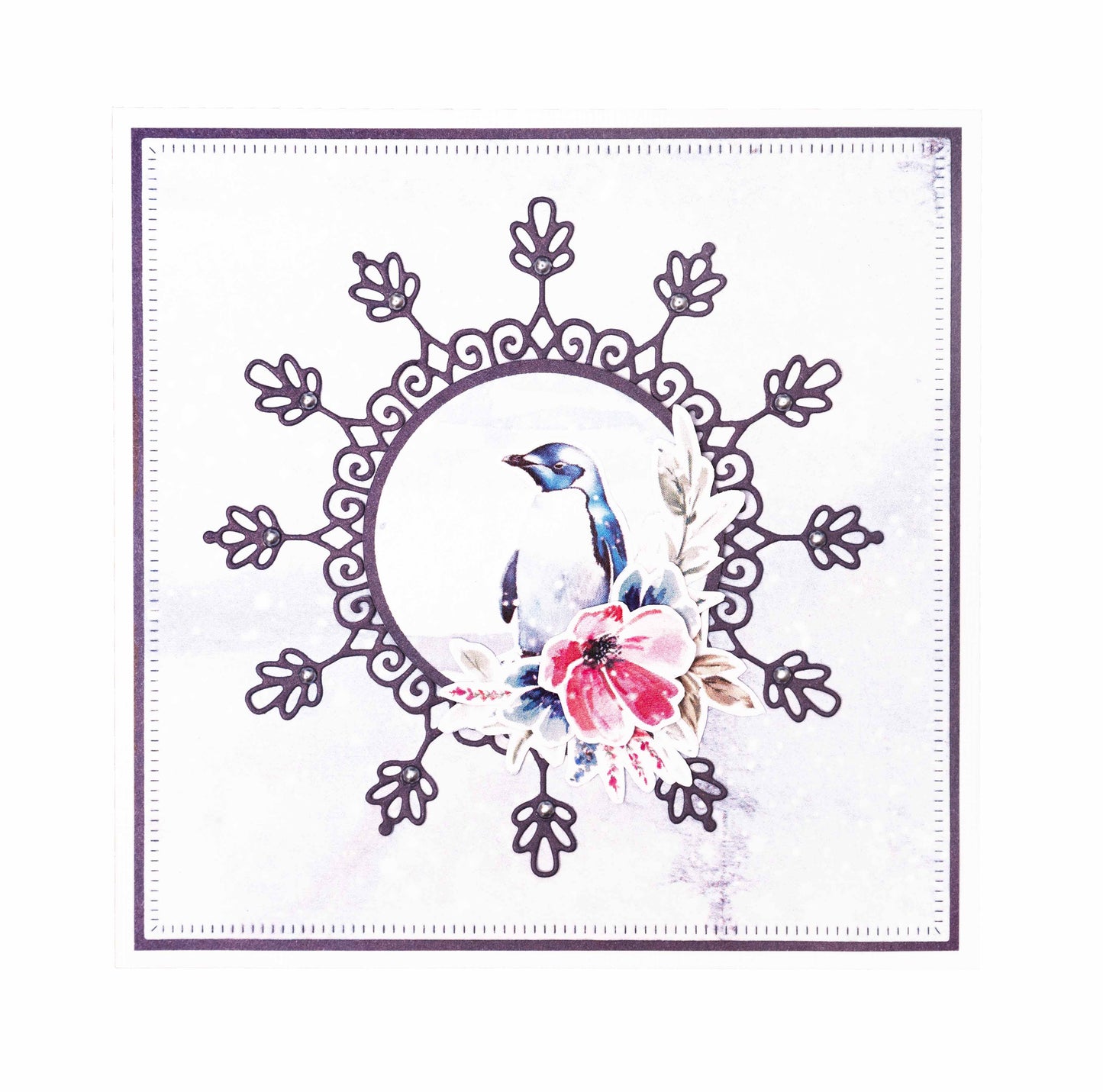 Matrices de découpe SL Mandalas des neiges Hiver arctique 105x144x1mm 3 pièces n°762