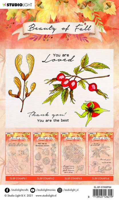 SL Clear Stamp Rose Hips Beauty Of Fall 105x148mm nr.64