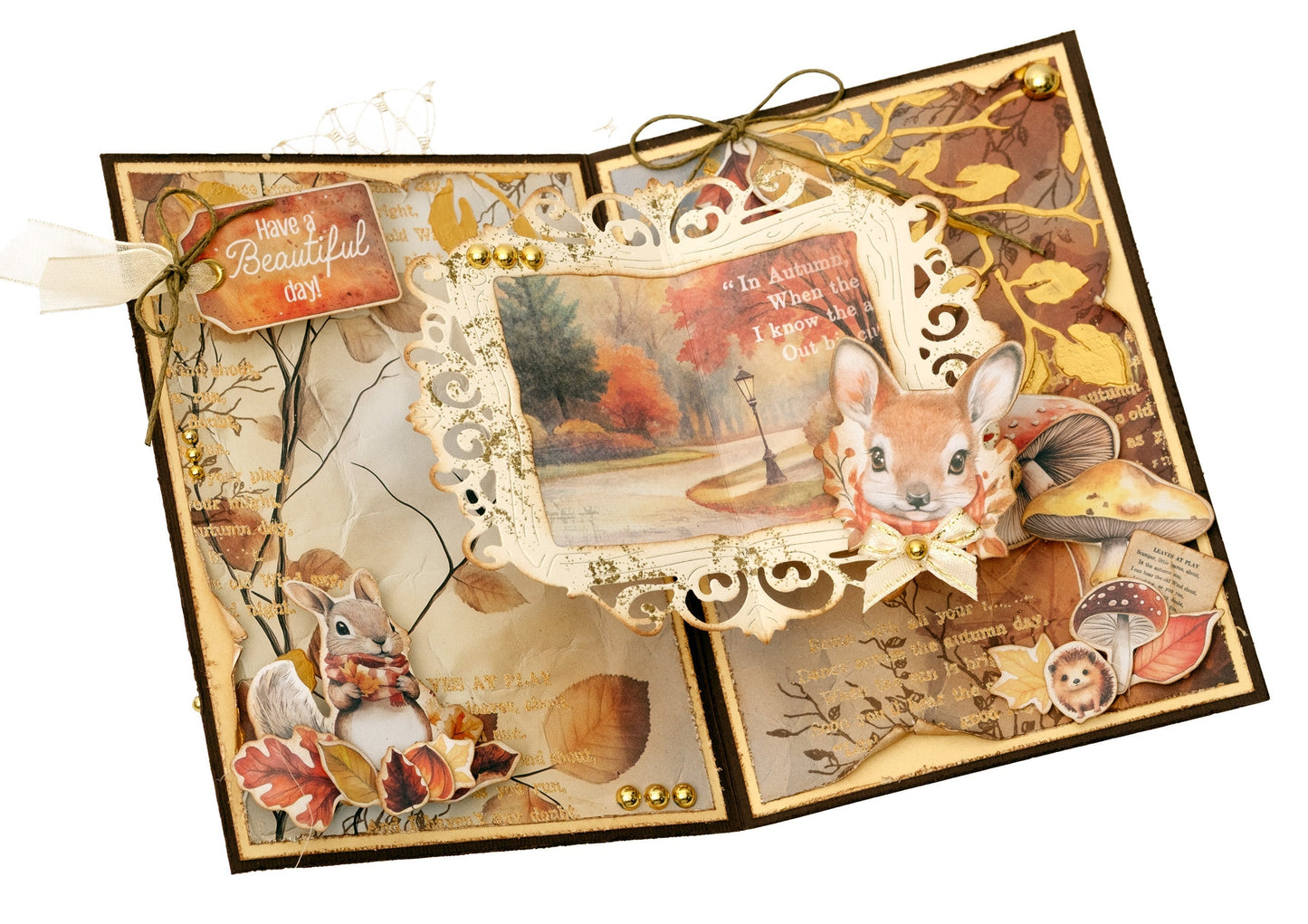 SL Die-Cut Paper Pad Paper Elements Charming Autumn 20 Sheets