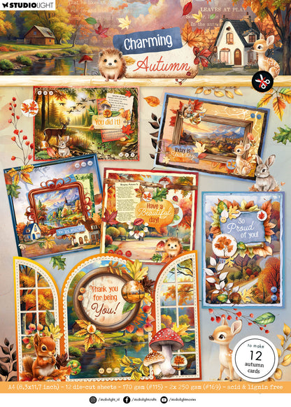 SL Card Making Pad Autumn Cards Charming Autumn 14 Sheets