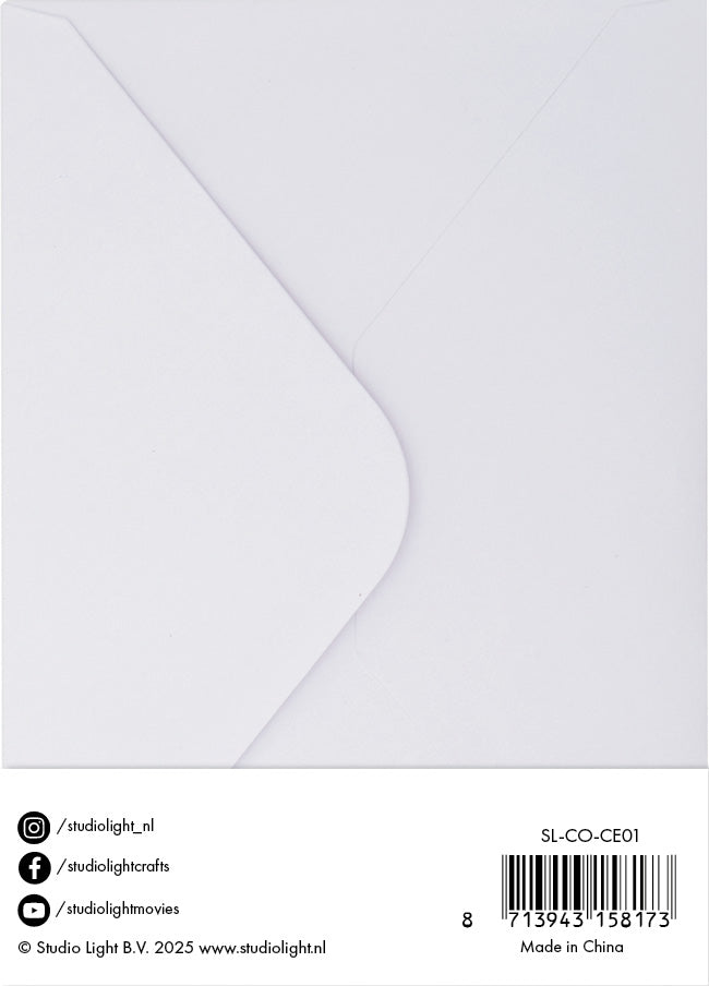 Cartes et enveloppes SL Blanches A6 Consommables 20 pièces