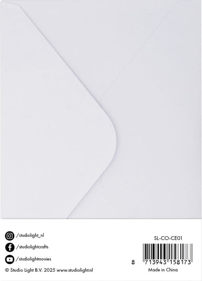 Cartes et enveloppes SL Blanches A6 Consommables 20 pièces