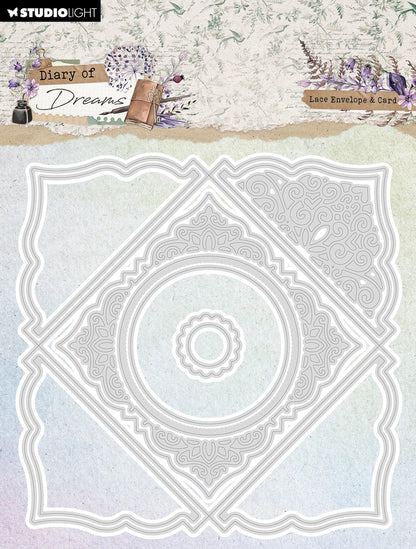 SL Cutting Die Lace Envelope Diary of Dreams 12 PC