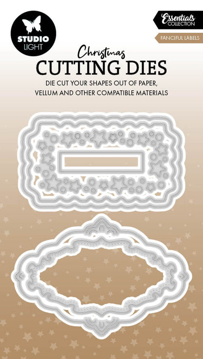 SL Cutting Die Fanciful Labels Essentials 6 Pieces