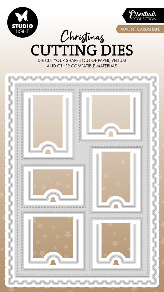SL Cutting Die Advent Cardshape Essentials 8 Pieces